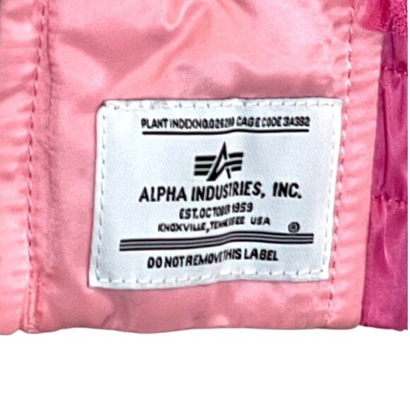 Alpha Industries Pink Colorblock CWU 45/P Bomber Jacket | Medium | NWOT - Picture 7 of 12